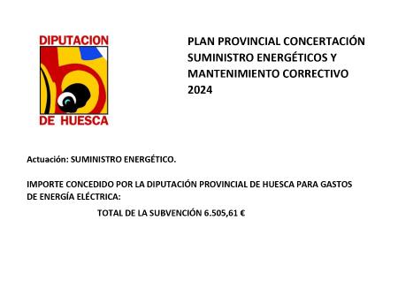 Plan de Concertación Suministro Energéticos y Mantenimiento correctivo 2024