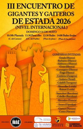 III ENCUENTRO DE GIGANTES Y GAITEROS DE ESTADA 2026