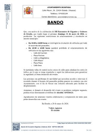 Imagen BANDO MUNICIPAL