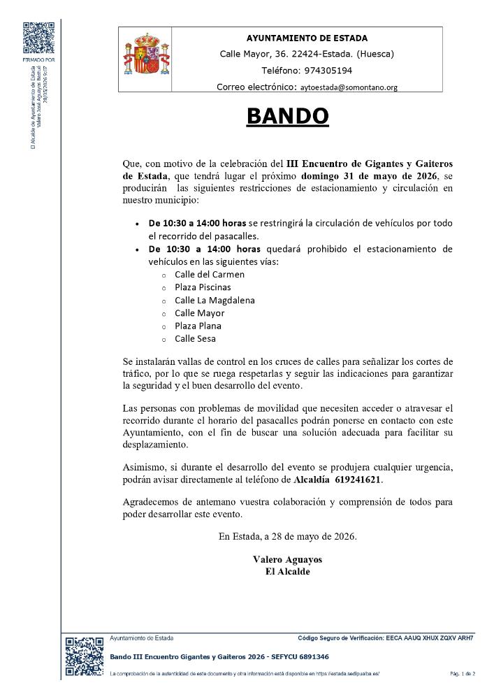 Imagen BANDO MUNICIPAL