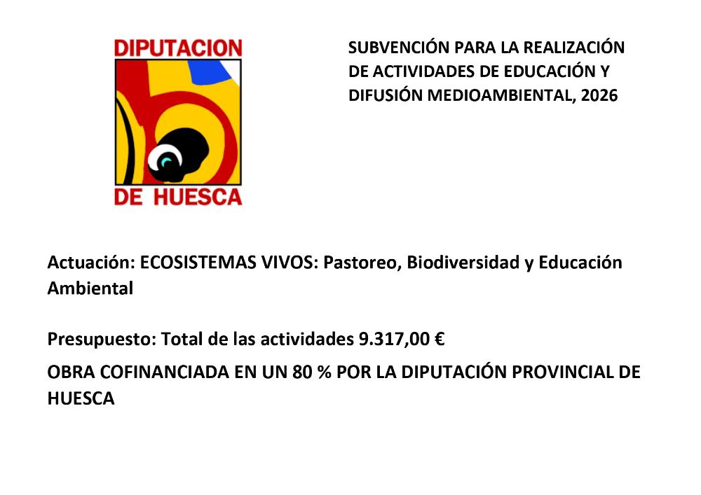 Imagen SUBVENCIÓN PARA LA REALIZACIÓN DE ACTIVIDADES DE EDUCACIÓN Y DIFUSIÓN MEDIOAMBIENTAL 2026