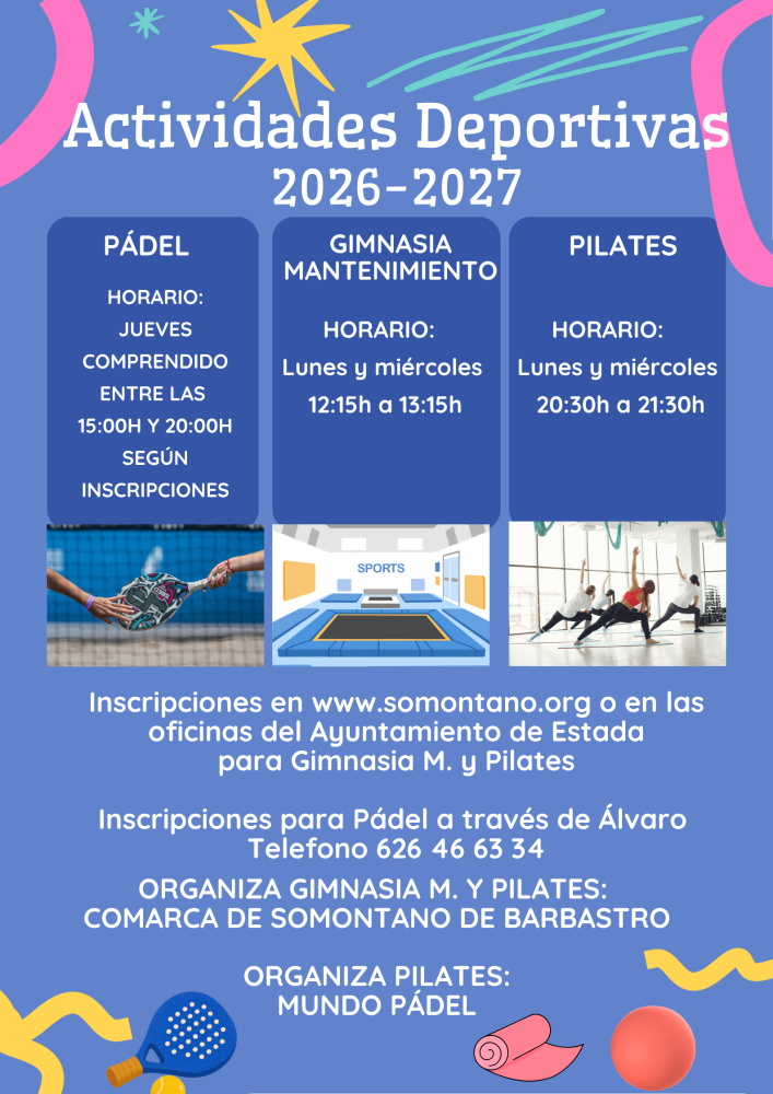 Imagen ACTIVIDADES DEPORTIVAS 2026-2027
