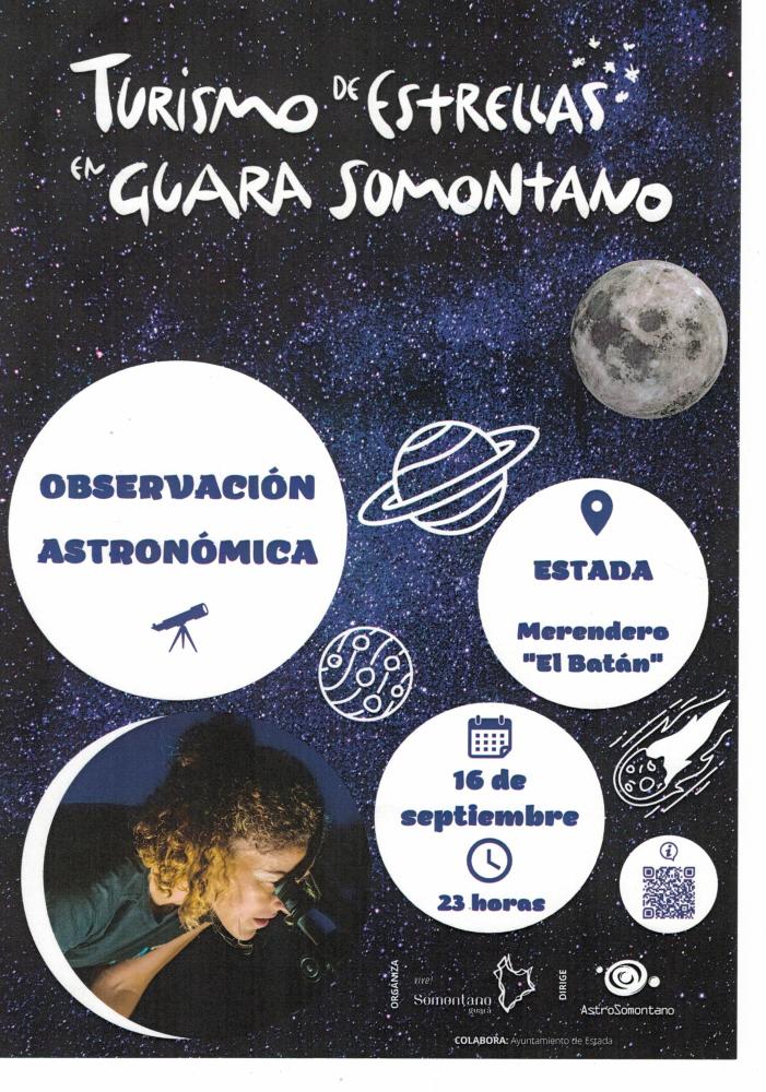 Imagen Turismo de estrellas en Guara Somontano